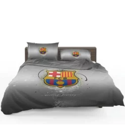 Consistent Spanish Soccer Team FC Barcelona Bedding Set