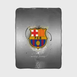 Consistent Spanish Soccer Team FC Barcelona Fleece Blanket 1