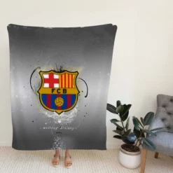 Consistent Spanish Soccer Team FC Barcelona Fleece Blanket
