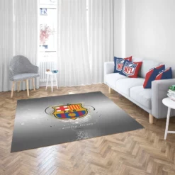 Consistent Spanish Soccer Team FC Barcelona Rug 2