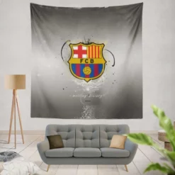 Consistent Spanish Soccer Team FC Barcelona Tapestry