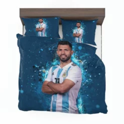 Copa America Soccer Player Sergio Aguero Bedding Set 1