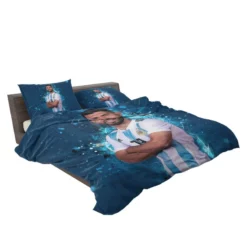 Copa America Soccer Player Sergio Aguero Bedding Set 2