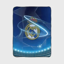 Copa De La Liga Soccer Club Real Madrid Fleece Blanket 1