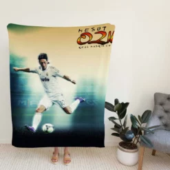 Copa del Rey Sports Player Mesut Ozil Fleece Blanket