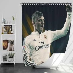 Copa del Rey Sports Player Toni Kroos Shower Curtain