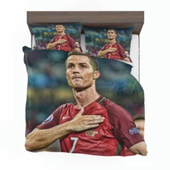 Cristiano Ronaldo 2022 World Cup Soccer Player Bedding Set 1