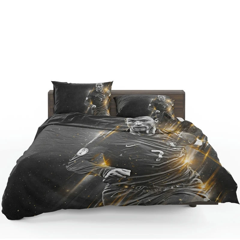 Cristiano Ronaldo Active Soccer Player Bedding Set