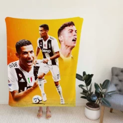 Cristiano Ronaldo CR7 Football Player Fleece Blanket