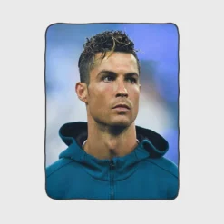 Cristiano Ronaldo CR7 Portuguese Player Fleece Blanket 1