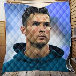 Cristiano Ronaldo CR7 Portuguese Player Quilt Blanket