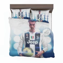 Cristiano Ronaldo Committed Juve sports Player Bedding Set 1