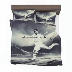 Cristiano Ronaldo Enthusiastic Soccer sports Player Bedding Set 1