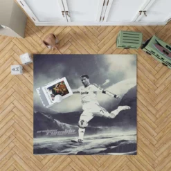 Cristiano Ronaldo Enthusiastic Soccer sports Player Rug