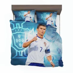 Cristiano Ronaldo Five Times Ballon d Or Awarded Player Bedding Set 1