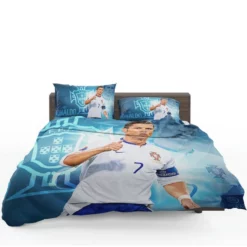 Cristiano Ronaldo Five Times Ballon d Or Awarded Player Bedding Set