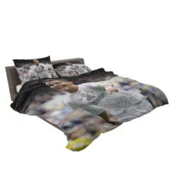 Cristiano Ronaldo Football Player White Jursey Bedding Set 2