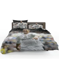 Cristiano Ronaldo Football Player White Jursey Bedding Set