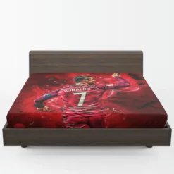 Cristiano Ronaldo Footballer Fitted Sheet 1