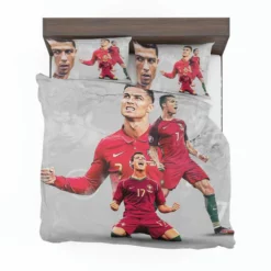 Cristiano Ronaldo Goat Portugal Football Player Bedding Set 1