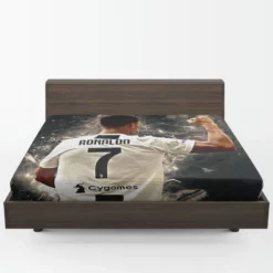 Cristiano Ronaldo Gracious CR7 Footballer Player Fitted Sheet 1