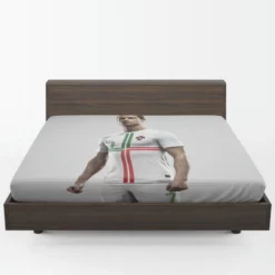 Cristiano Ronaldo Greatest Of All Tme Fitted Sheet 1