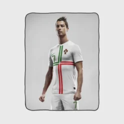 Cristiano Ronaldo Greatest Of All Tme Fleece Blanket 1