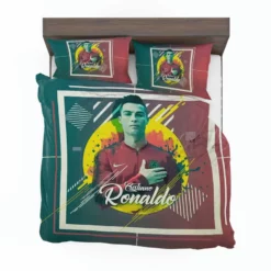 Cristiano Ronaldo Hearty Footballer Player Bedding Set 1