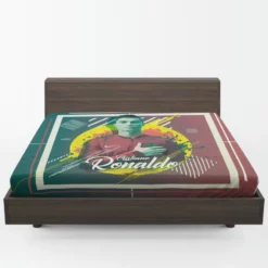 Cristiano Ronaldo Hearty Footballer Player Fitted Sheet 1