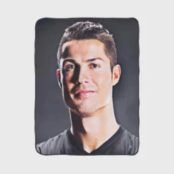 Cristiano Ronaldo Humble Football Player Fleece Blanket 1