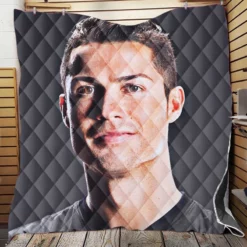 Cristiano Ronaldo Humble Football Player Quilt Blanket