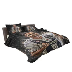 Cristiano Ronaldo Inspiring Juve Soccer Player Bedding Set 2