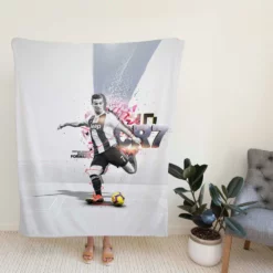 Cristiano Ronaldo Juve CR7 Soccer Player Fleece Blanket