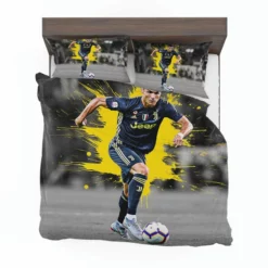 Cristiano Ronaldo Juve Serie A Soccer Player Bedding Set 1