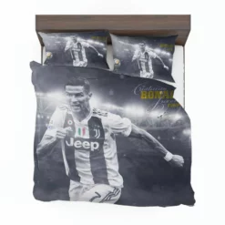 Cristiano Ronaldo Juventus Football Player Bedding Set 1