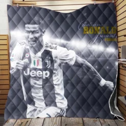 Cristiano Ronaldo Juventus Football Player Quilt Blanket