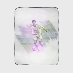 Cristiano Ronaldo La Liga Footballer Fleece Blanket 1