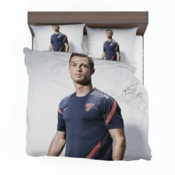 Cristiano Ronaldo Motivational Football Player Bedding Set 1