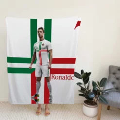 Cristiano Ronaldo One of the Greatest Players of All Time Fleece Blanket