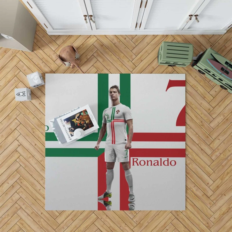 Cristiano Ronaldo One of the Greatest Players of All Time Rug