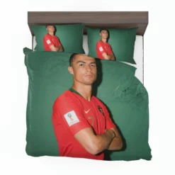 Cristiano Ronaldo Portugal Footballer Player Bedding Set 1