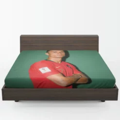 Cristiano Ronaldo Portugal Footballer Player Fitted Sheet 1