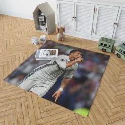 Cristiano Ronaldo Rapid Football Player Rug 1