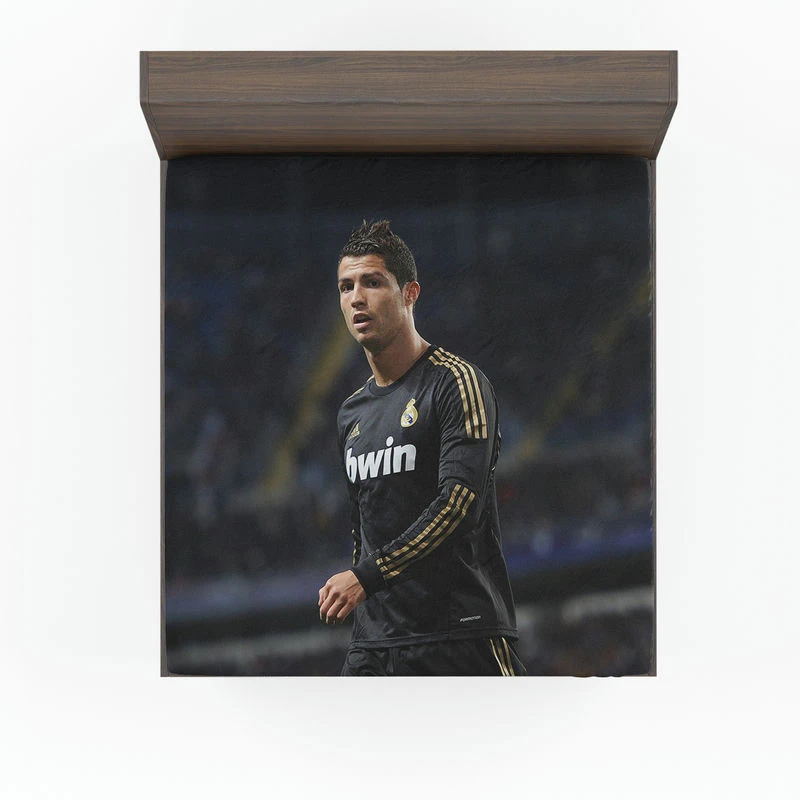 Cristiano Ronaldo Real Madrid Football Star Fitted Sheet