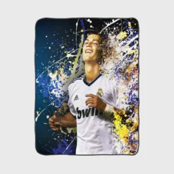 Cristiano Ronaldo Real Madrid La Liga Star Player Fleece Blanket 1