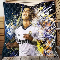 Cristiano Ronaldo Real Madrid La Liga Star Player Quilt Blanket