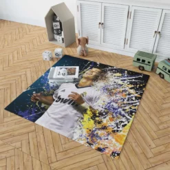 Cristiano Ronaldo Real Madrid La Liga Star Player Rug 1