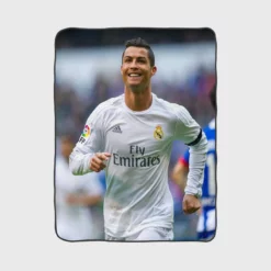 Cristiano Ronaldo Real Madrid sports Player Fleece Blanket 1