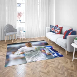 Cristiano Ronaldo Real Madrid sports Player Rug 2