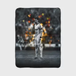 Cristiano Ronaldo Records for most Appearances Goals Fleece Blanket 1